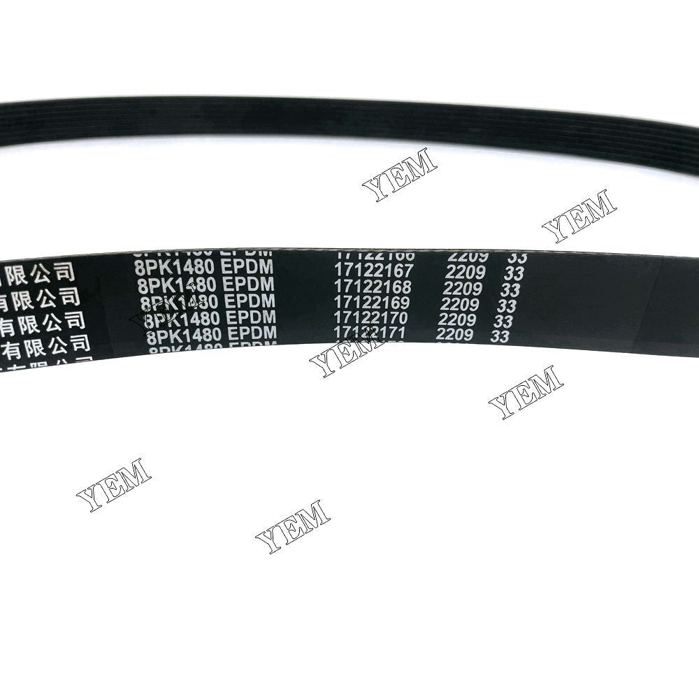 6D102-2 Fan Belt Fit For Komatsu Diesel Engine Spare Parts.