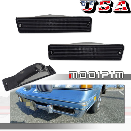 A pair of smoked front marker light lenses for 1981-88 Cutlass - parking turn signals