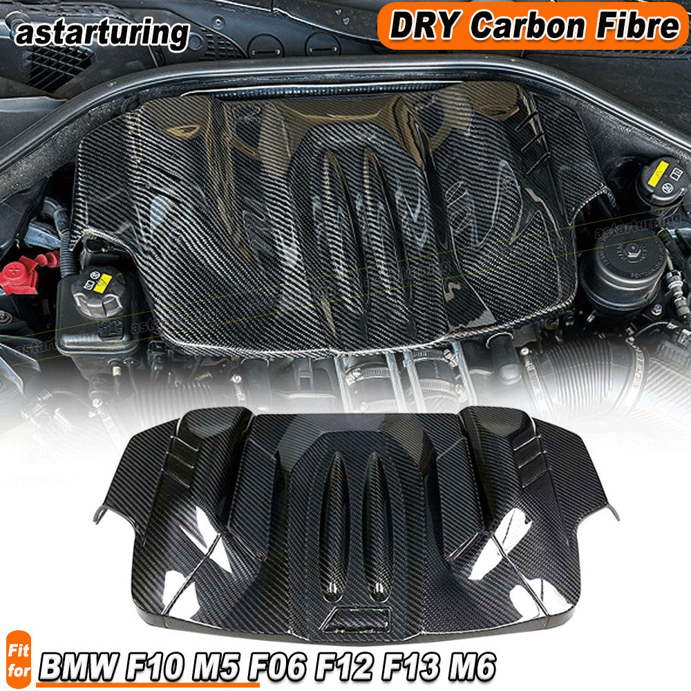 Fit for BMW F10 M5 F06 F12 F13 M6 2012-2019 DRY CARBON Engine Valve Cover Trim