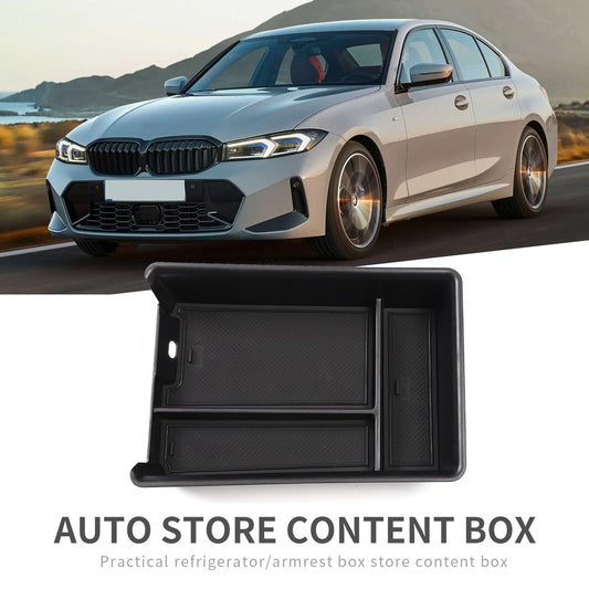Armrest Center Console Storage Box for BMW 3 Series 4 Series i4 2020~ 2023 M3 M4