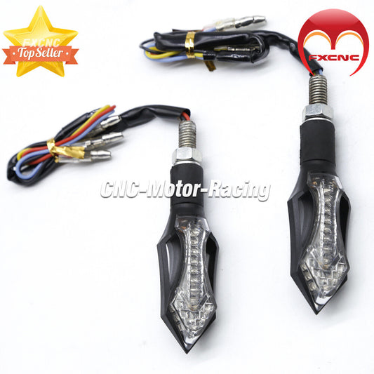 Universal DC 12V 5.4W 4-wire LED flashing turn signal light for motorcycles