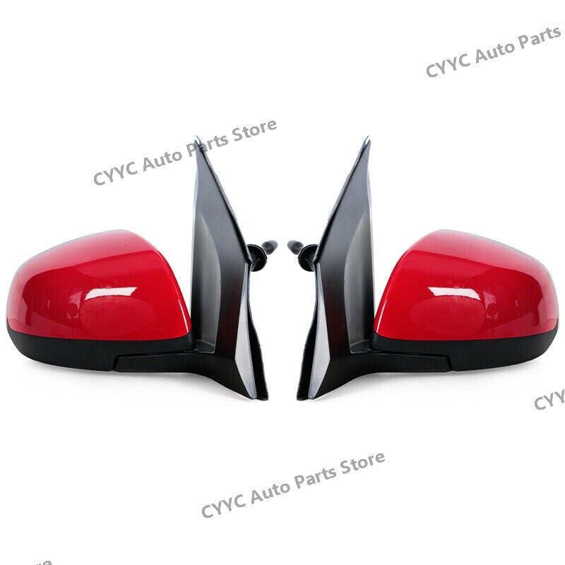 Manual Adjustable Door Mirror Solid Red Right for Suzuki Alto 2009-14
