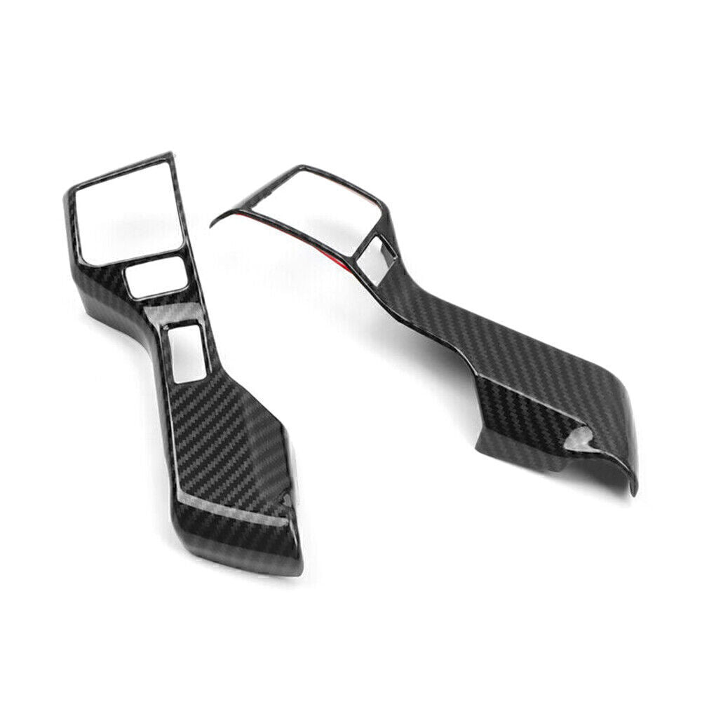 Carbon Fiber ABS Interior Steering Wheel Cover Trim Fit 2014-2020 for TOYOTA TUNDRA