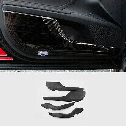 for Toyota for Camry 18-23 Black Inner Door Anti-Kick Panel Molding Cover Trim 4PCS