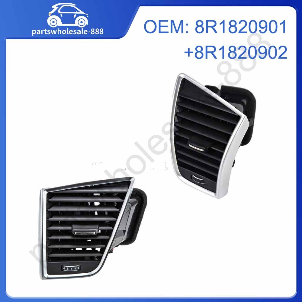 Left + Right Air Conditioning Vent Socket Assembly for 2010-2016 for Audi Q5 and 2013-2017 SQ5