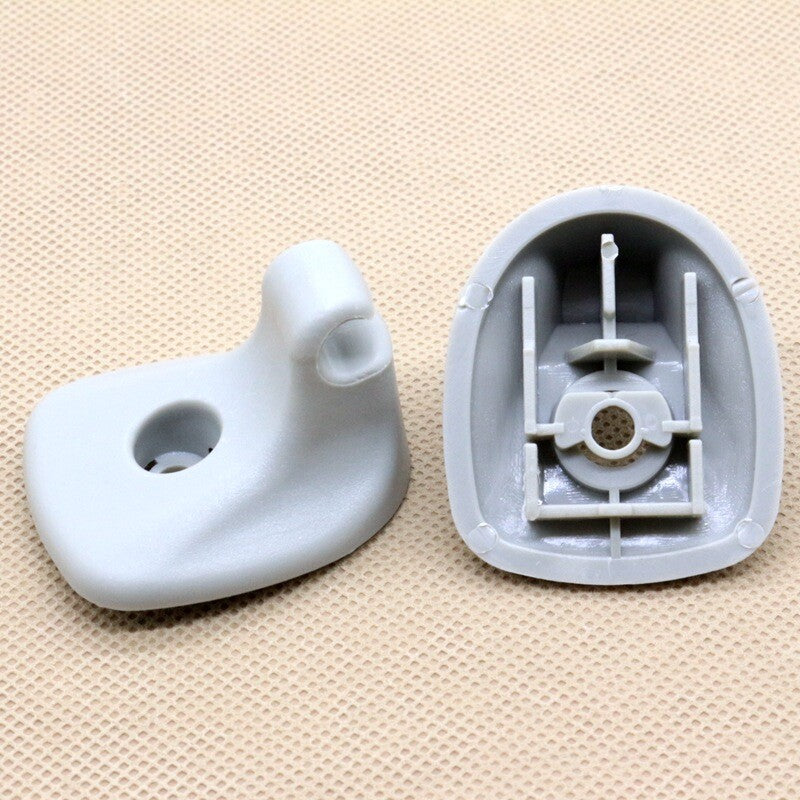 2. Inner grey sun visor clips for 2008-2010 for Chrysler Sebring for Dodge Avengers.
