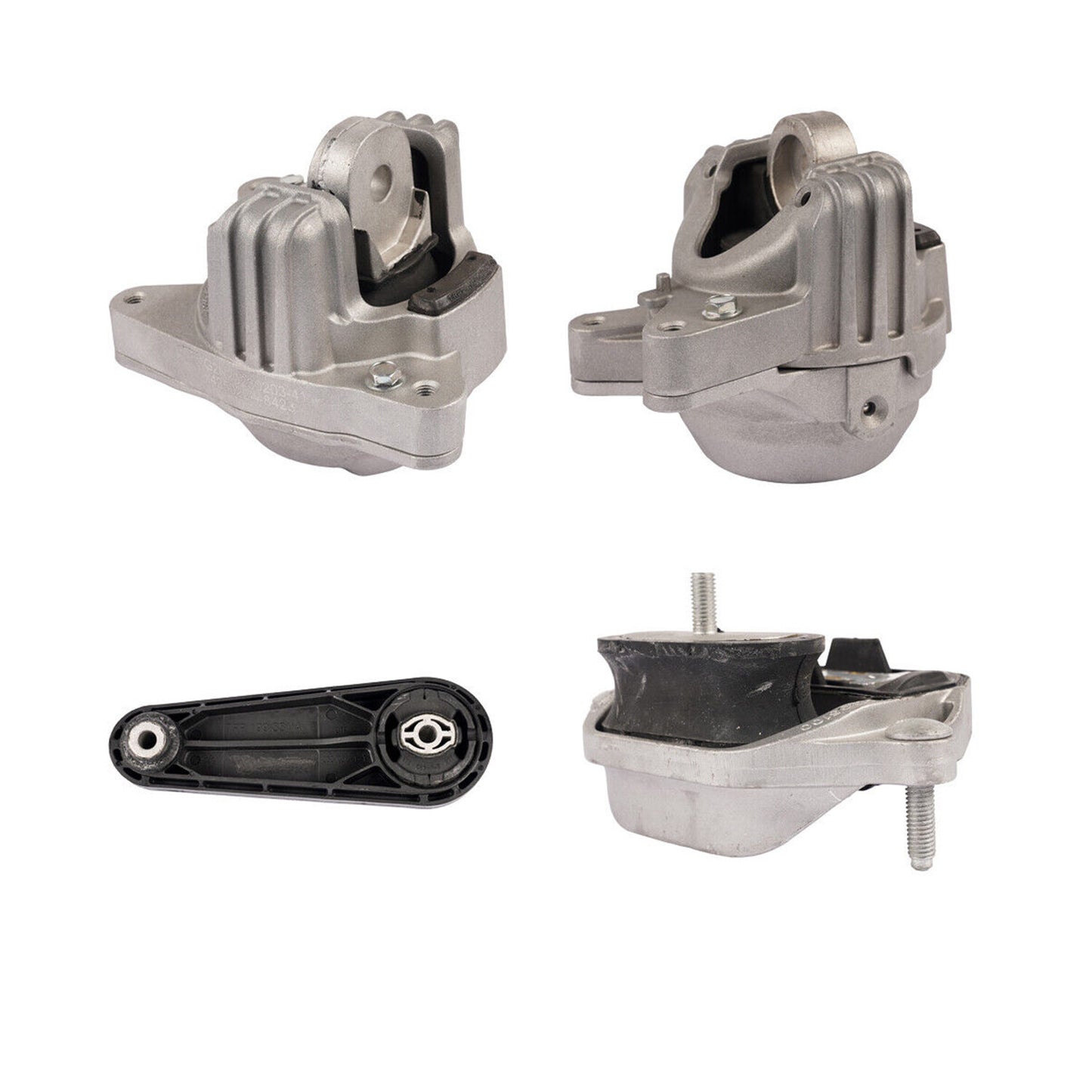 for Porsche Macan 95B 3.0L 94637505740 94637505840 Engine  Trans Mount Set 4Pcs