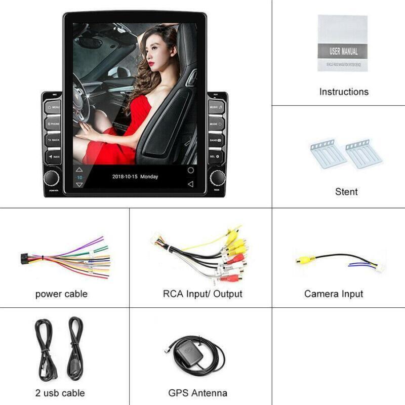 9.7in Car Stereo Radio Quad-core GPS Navigation HD Touch Screen Android 9.1 B01