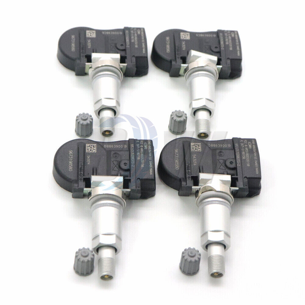 5430T4 Tire Pressure Sensor 9673198580 4PCS TPMS for Peugeot 207 307 for Citroen C4