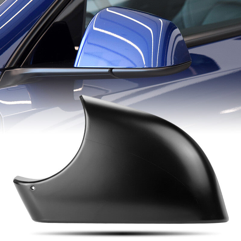 PAIR Left+Right Side Door Wing Mirror Cover Lower Holder for Tesla for Model y Black