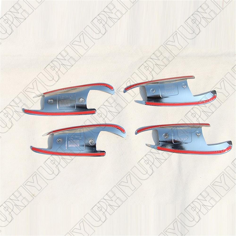 4pcs Chrome Door Handle Bowl Cover Trim for Benz B C E GLK ML GL GLE GLS Class