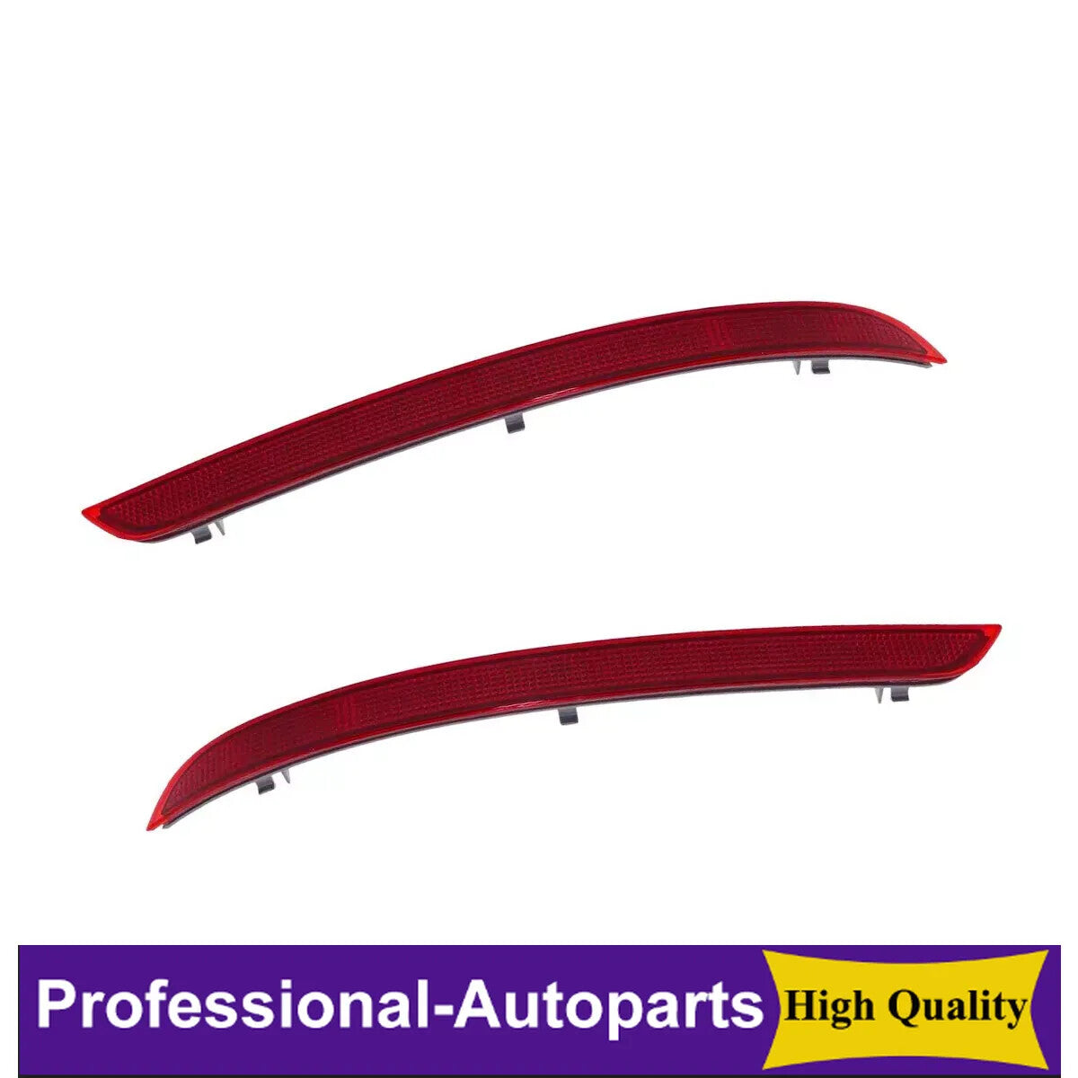 1Pair Rear Bumper Reflector Light Fit for Mercedes Benz ML350 16-18 GLE350