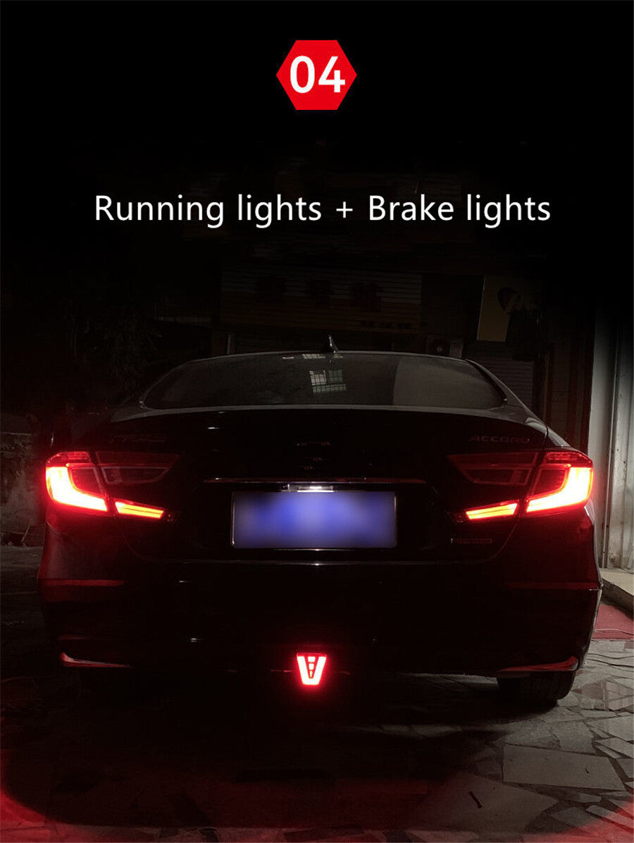 Universal Car for SUV Rear Bumper Diffuser Rear Fog Light w/ Strobe Brake Feature