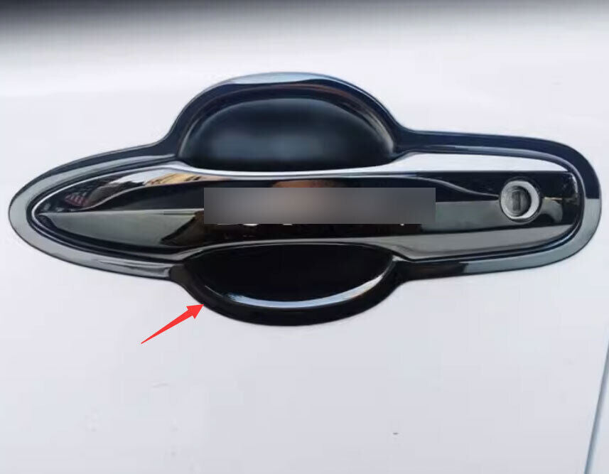 for Toyota for Corolla 2019-2023 Black Steel Exterior Side Door Bowl Frame Trim 8pcs