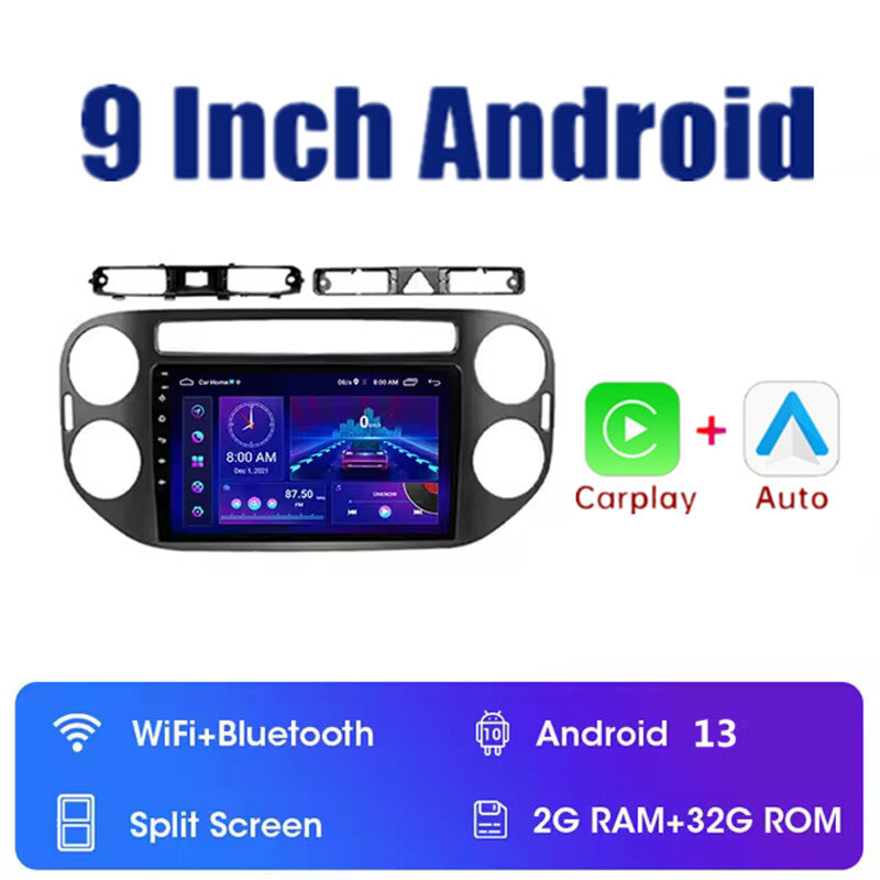 2+32G Android 13 Car Carplay Radio for VW for Tiguan 1NF Multimedia GPS Navigation