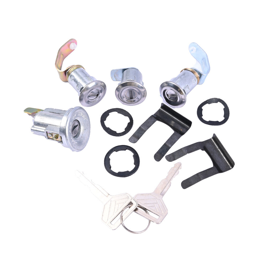 for Toyota for Land Cruiser FJ40 FJ43 FJ45 BJ40 Ignition Cylinder Lock w/ Keys SET