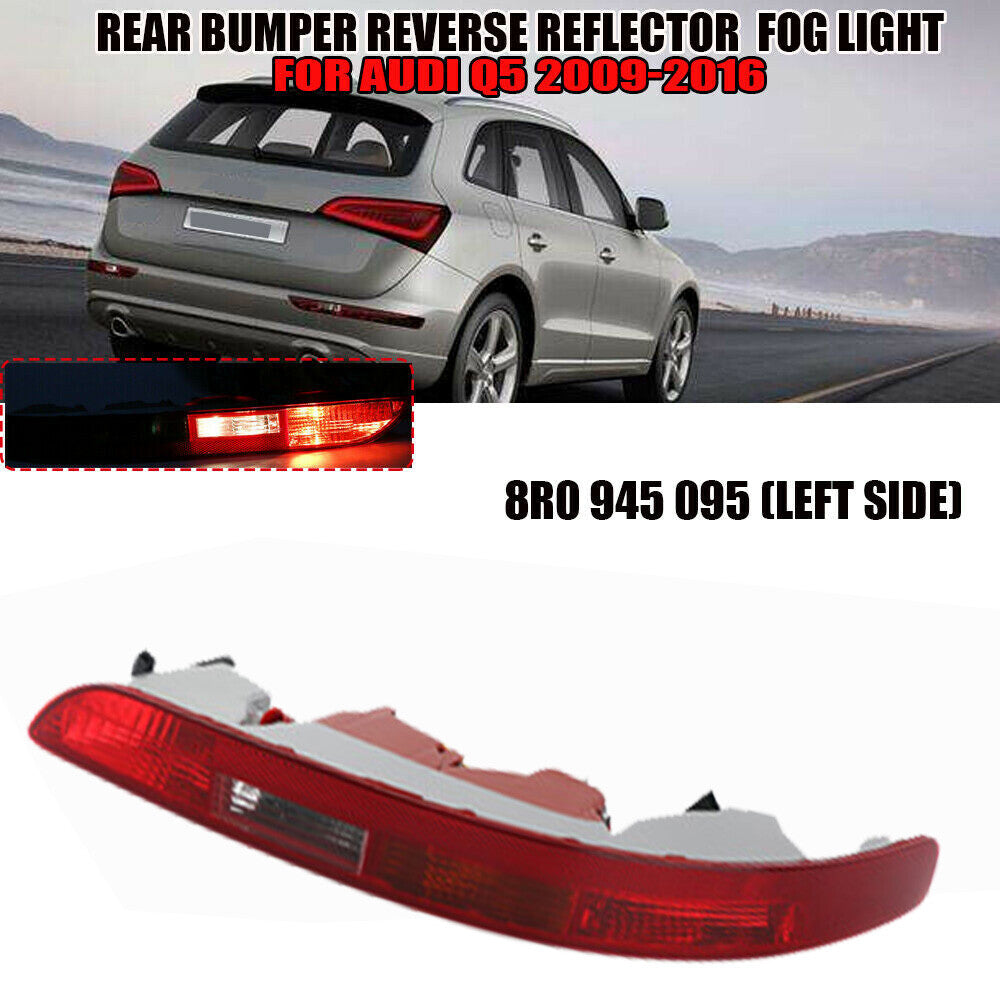 Left driver's side rear bumper light applicable to for Audi Q5 09-16 lower rear fog brake light