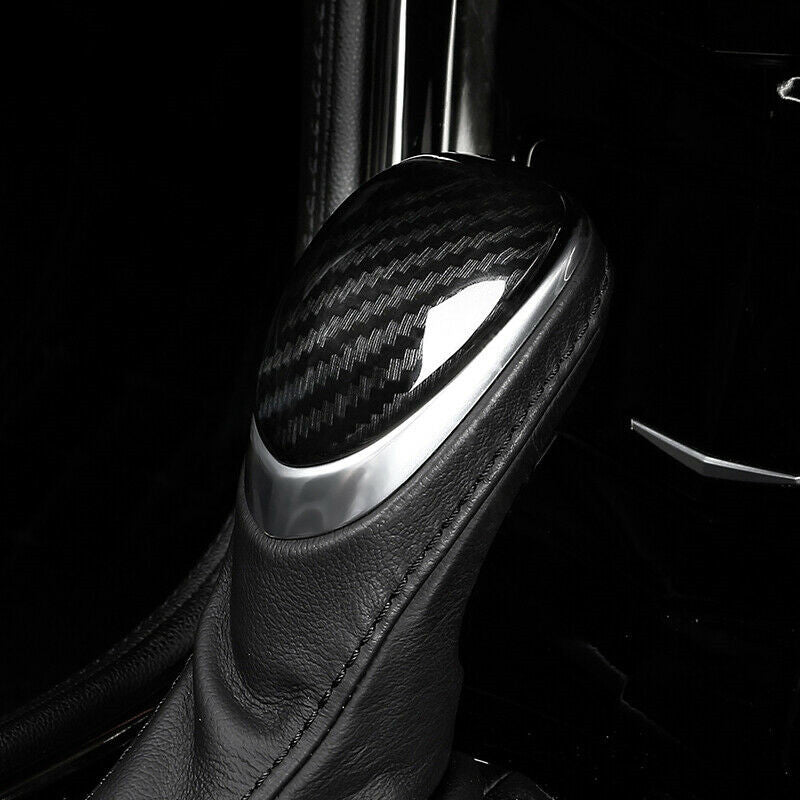 for Cadillac SRX 2013-15 Carbon Fiber ABS Console Gear Shift Knob Cover Trim 1P