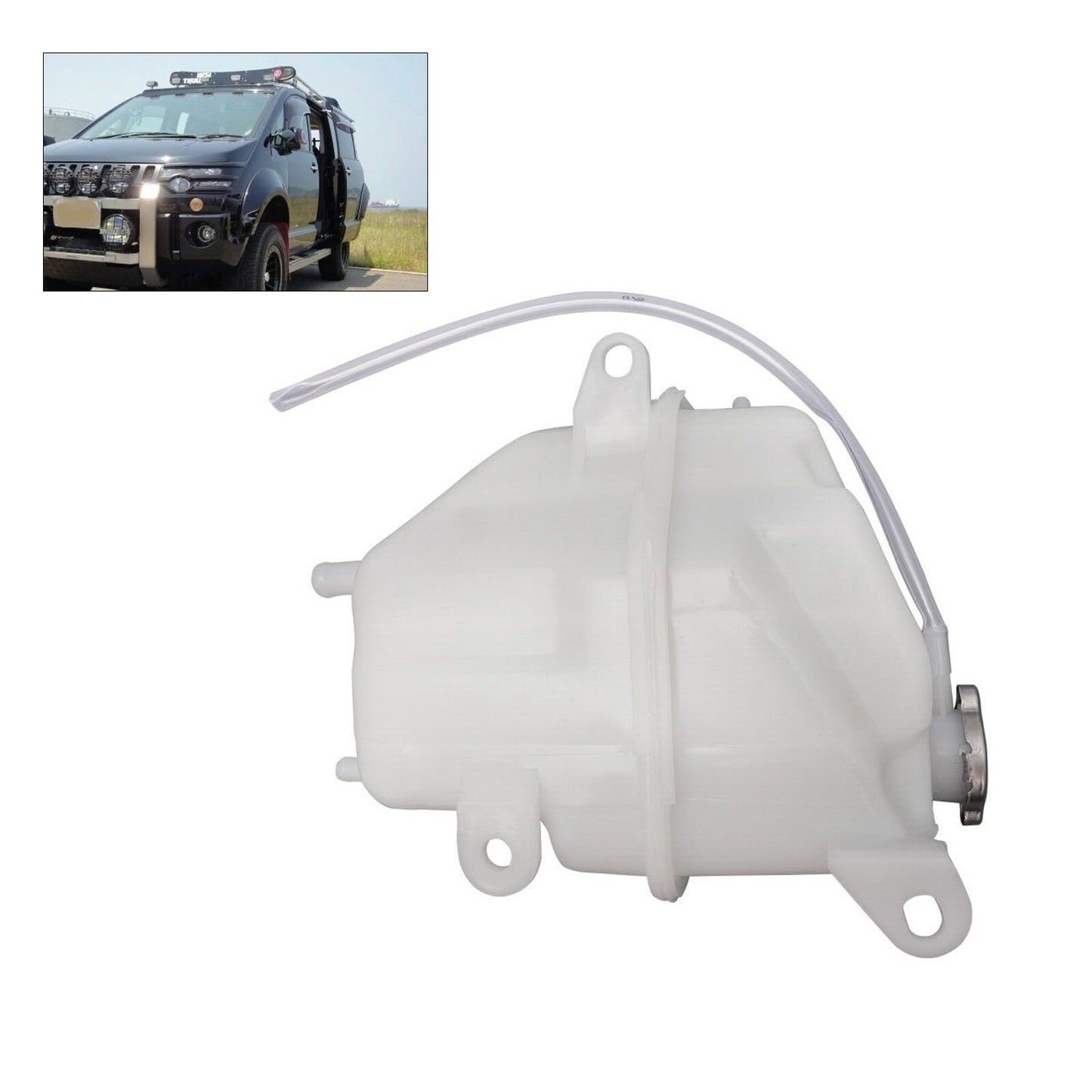 fit for Mitsubishi Delica L400 / Space Gear 95-05 Coolant Expansion Tank White AT