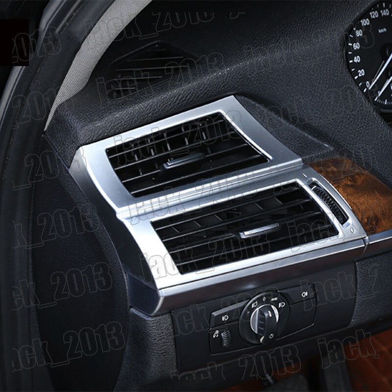 for BMW X5 E70 07-13 X6 e71 08-14 2PC Steel Front Side Air Vent Frame Cover Trim