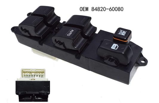 for Toyota Hilux Prado 84820-60080 Master Power Window Switch Right Hand Driver