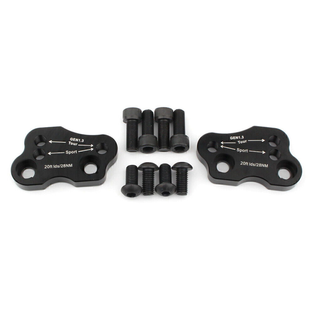 Adjustable Handlebar Risers Adapter Fit for Honda Goldwing 1800 GL1800 2018-2020 BLK