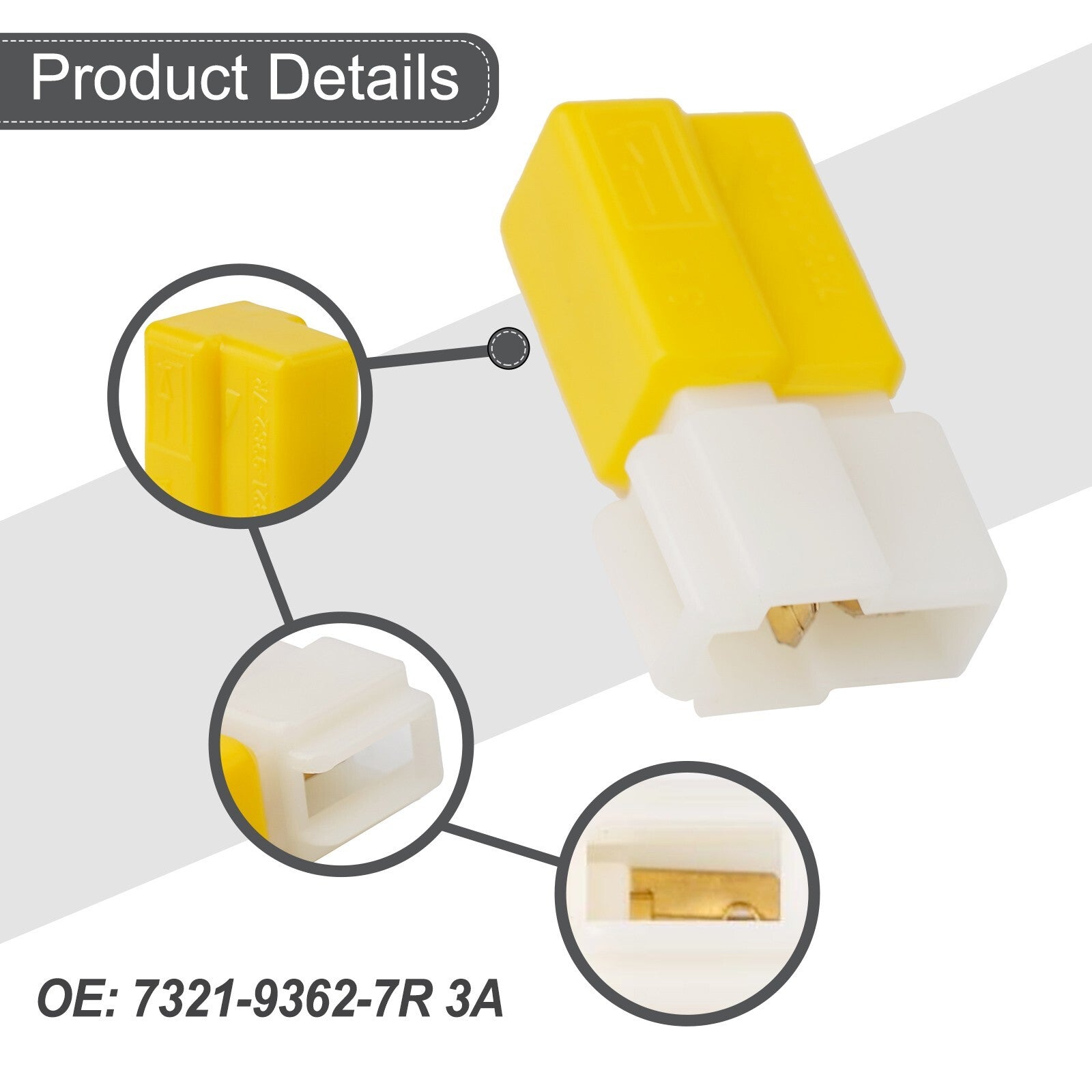 1pcs Yellow Diode For Kato For Yanmar 60-3 Excavator 3A Diode 7321-9362-7R