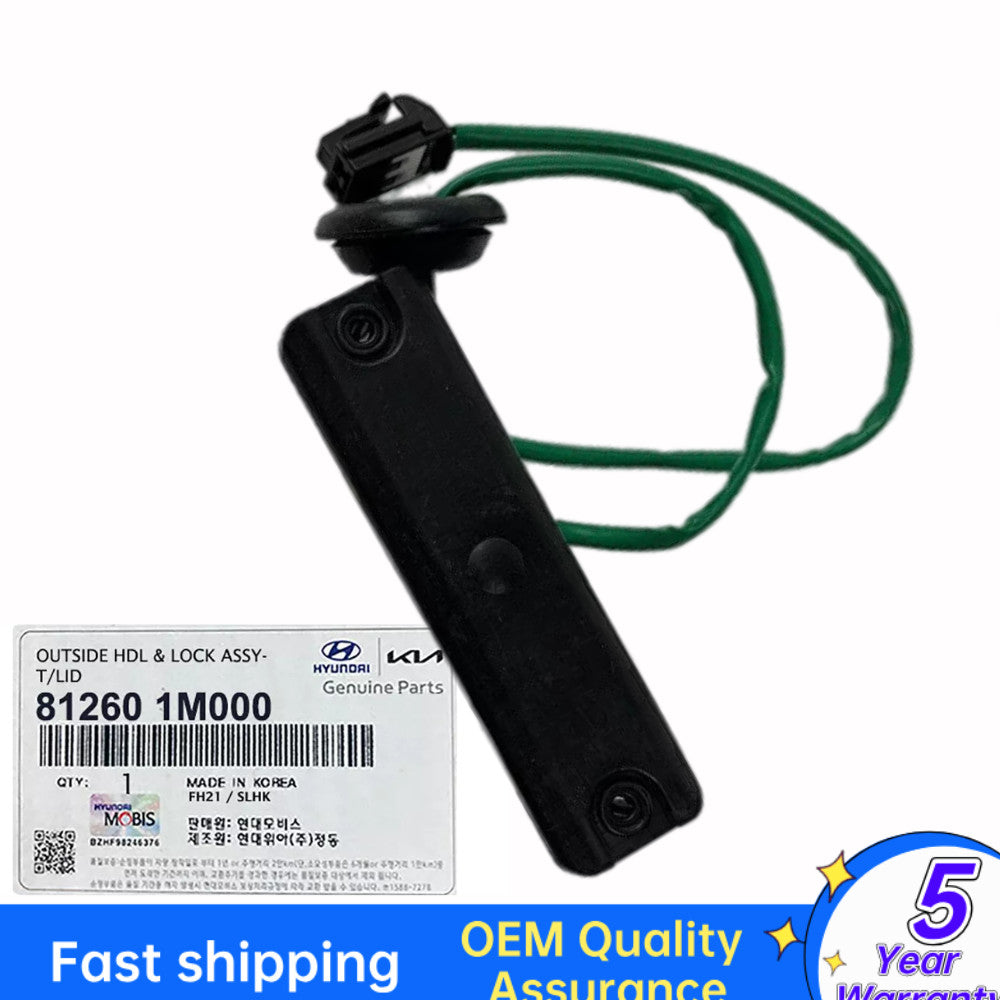 812601M000 Handle Assy Tailgate Trunk Lock Button for Kia Forte 11-13