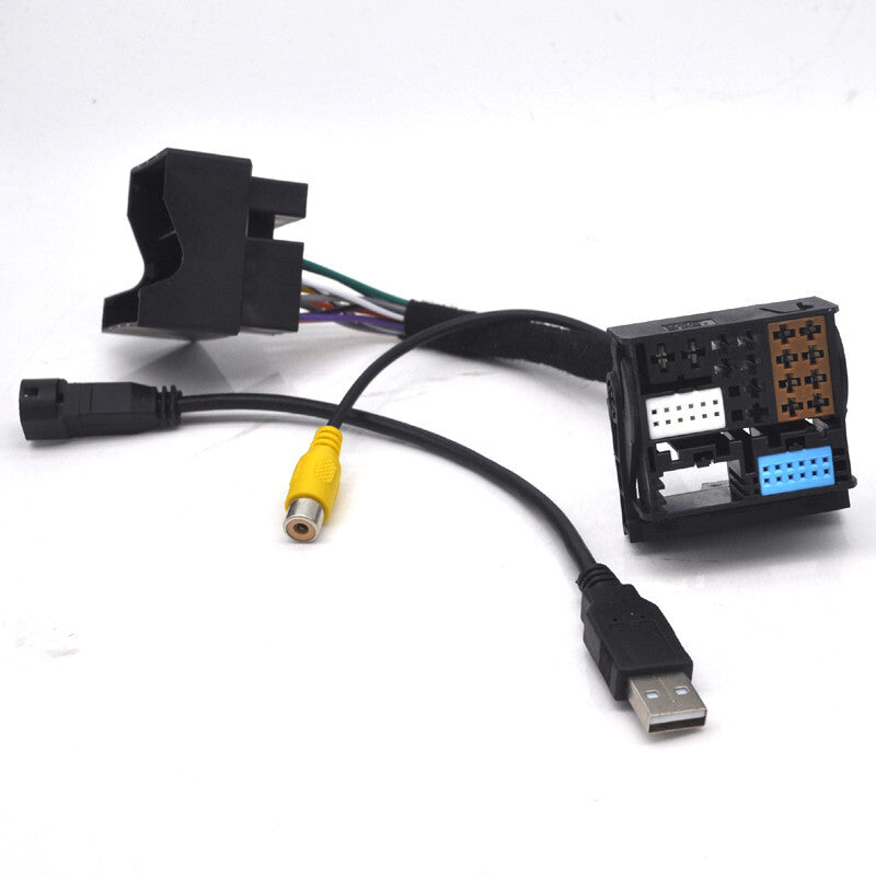 Quadlock Adaptor usb cable kit for VW / for SKODA for seat Radio 03-2015 Transporter T6 T5