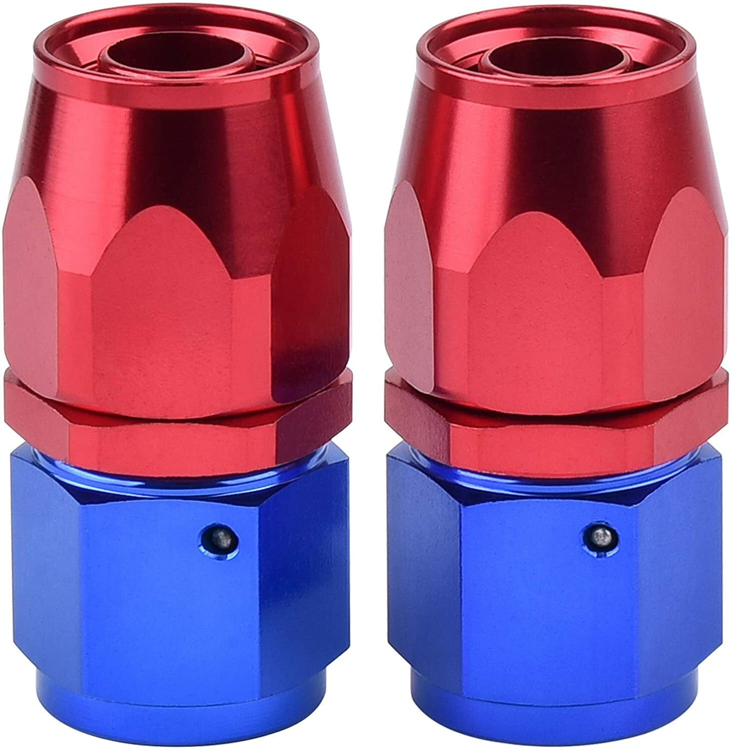 6AN 8AN 10AN Rotary Hose End Fittings 0/45/90/180¡ã Suitable for Braided CPE Fuel Lines (2 Pieces)