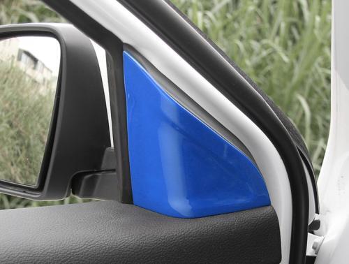 Fit for Jeep Compass 2017-2020 Bright Blue Front Triangle A Pillar Cover Trim 2X