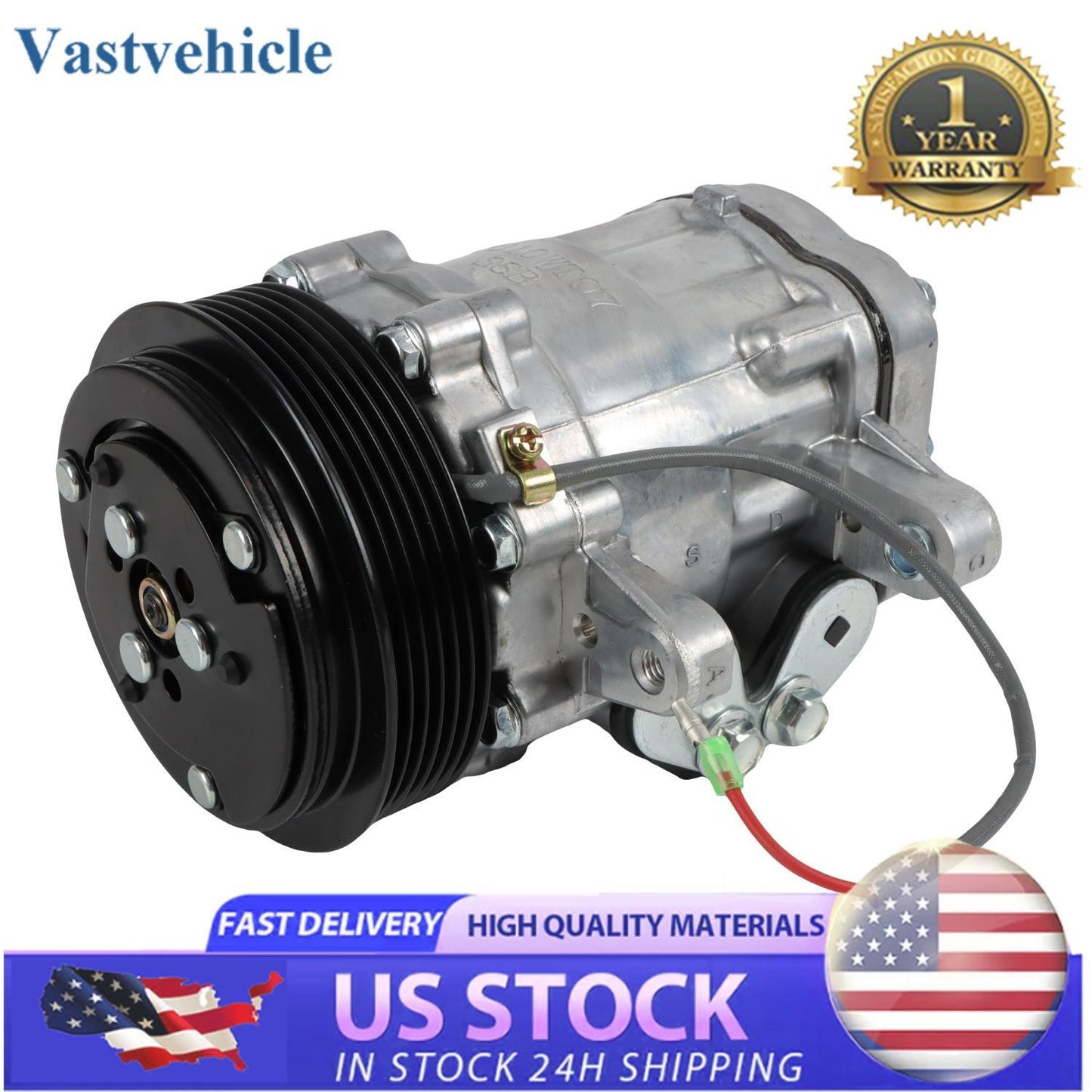 A/C AC Compressor For 1992-2008 for Freightliner Argosy B2 Cascadia for CO 7176C
