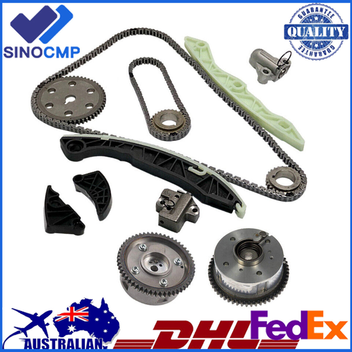 Timing Chain Kit Camshaft VVT Gear for Hyundai for Kia Sonata Optima Rondo 2.4L G4KC