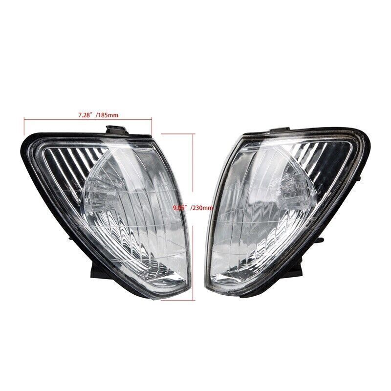 2 PC Front Corner Lights Turn Signal Lamps for Toyota for Land Cruiser FJ90 1998-07