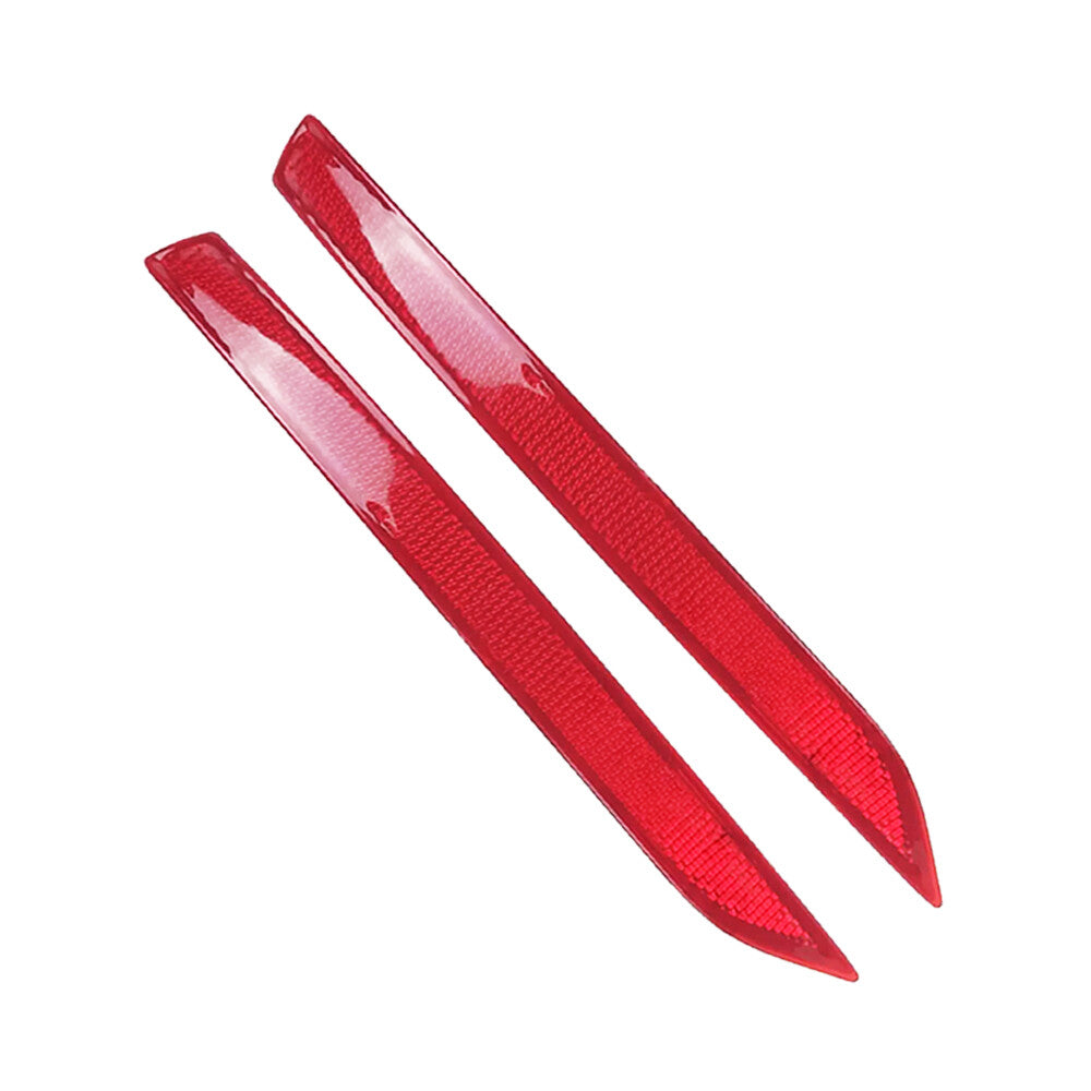 Fits 3 F35 LCI 15-18 2x Rear LH RH Bumper Corner Reflector Indicator Light Red