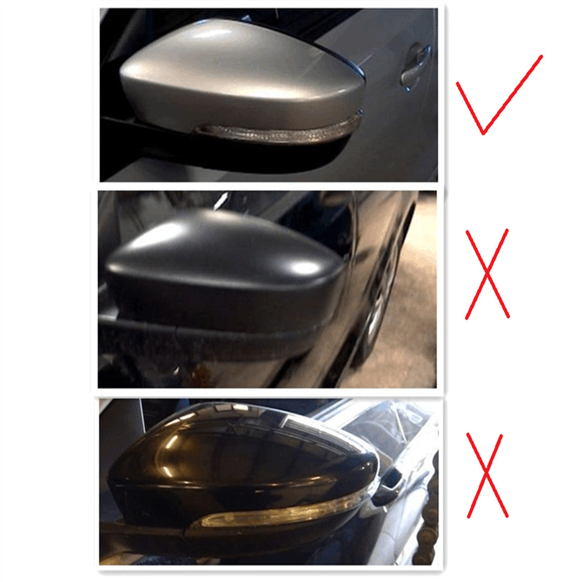 Left&Right Wing Mirror Cover Carbon Fiber Surface for VW Beetle/Cabrio for Jetta MK6