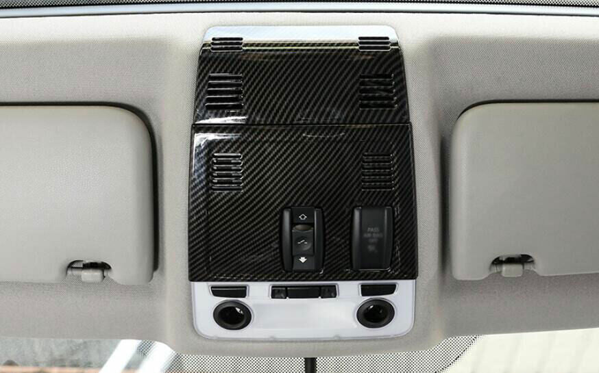 for BMW X1 E84 2013-2015 ABS Carbon Fiber Front Reading Lamp Frame Cover Trim 2P
