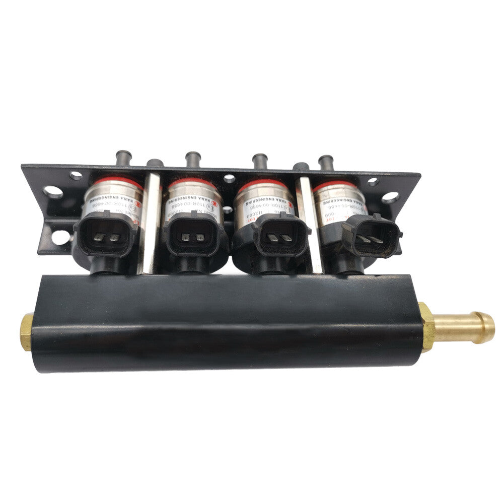 4PCS Gas LPG/CNG Fuel Injectors 110R-004686 For HANA H2001 for Honda for Civic 2003 1.4L