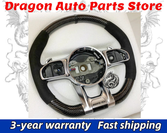 FIT FOR 19~22 for MERCEDES AMG G/C/E/S/CLS63 GT GLE CARBON FIBER STEERING WHEEL