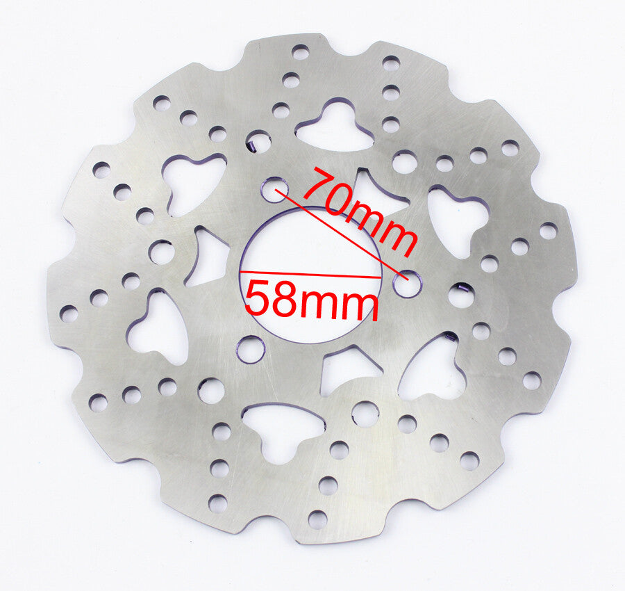 Purple 220MM Stainless Steel Disc Brake Rotor for Honda Ruckus 58MM 70MM Zoomer