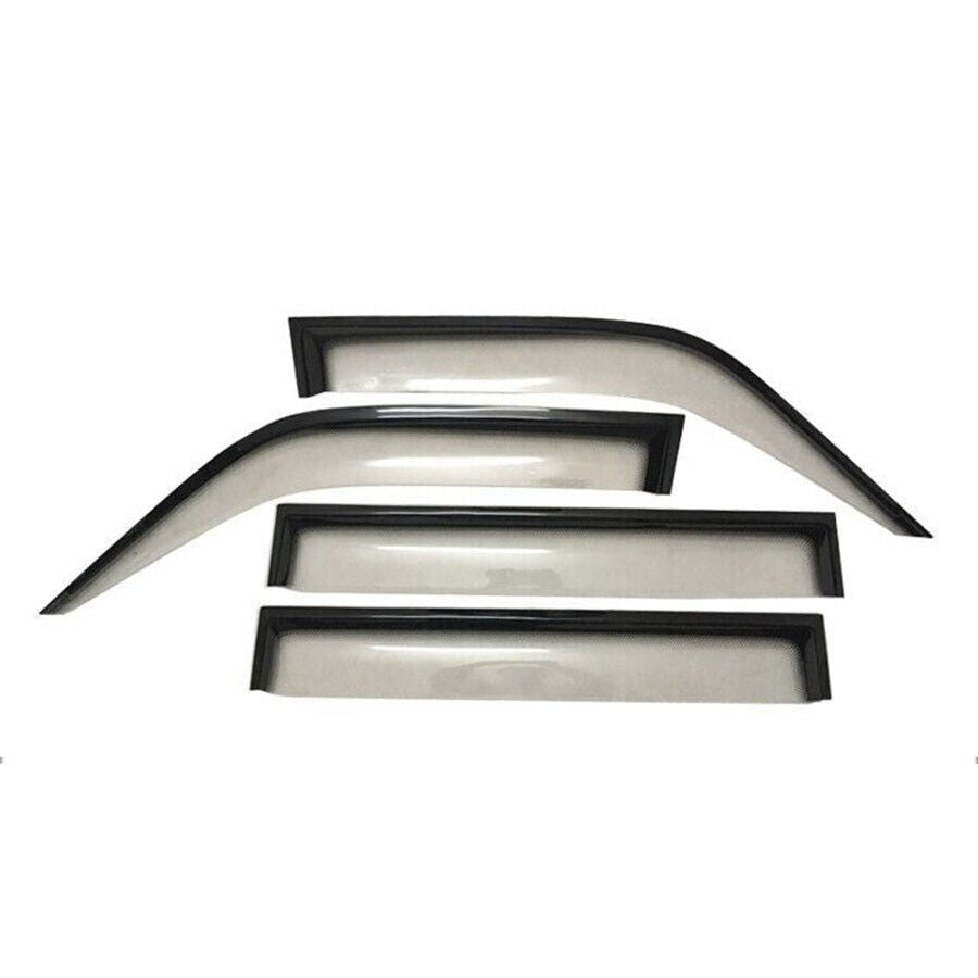 4P Side Door Window Sun Rain Eyebrow Shield Trim for Toyota Prado LC90 95 96-02