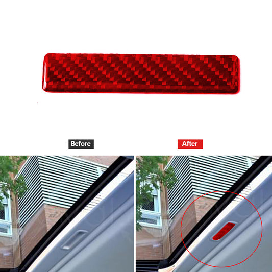 Red Carbon Fiber Sunroof Handle Insert Cover Trim for Chrysler 300 2005-2007