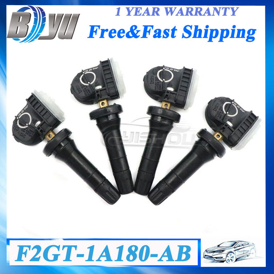 4Pcs F2GT1A180AB TPMS Tire Pressure Monitoring Sensor for FORD F-150 for LINCOLN New