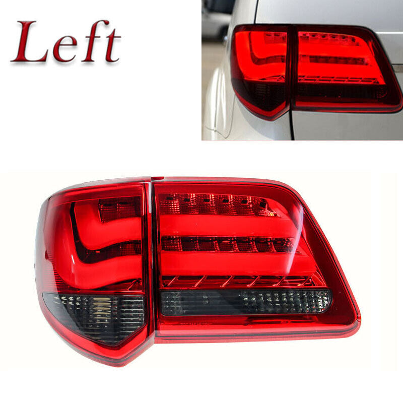 The left side applies to the rear taillight and brake light (inner and outer sides) of the for Toyota Fortuner 2012-2014.