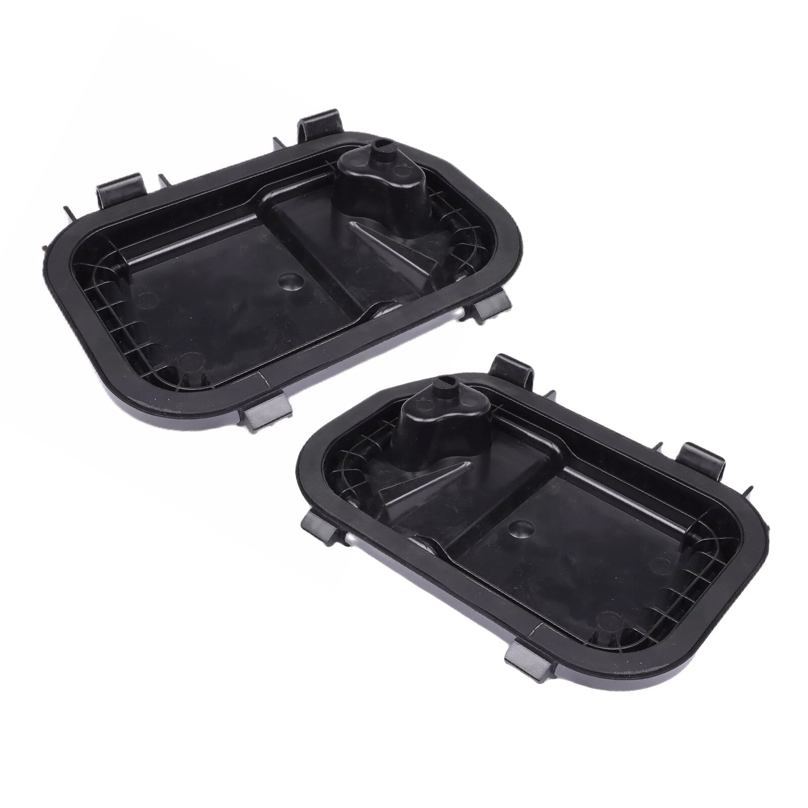Pair LR Headlight Cover Cap Set For 2005-11 for Audi A6 Quattro S6 4F0941158 Black
