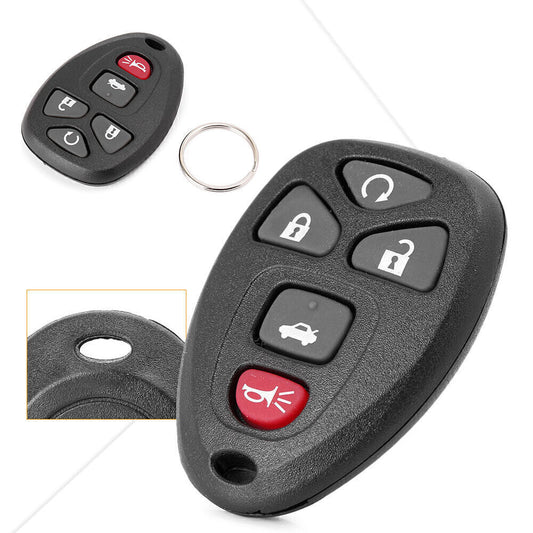 Remote Key Fob Case Shell 5 Buttons for Chevrolet Malibu for Pontiac G6 KOBGT04A Car