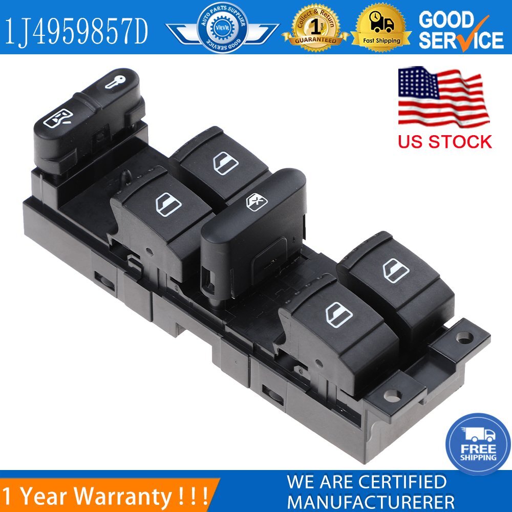 Driver's window control switch button is suitable for Volkswagen for Jetta , for Golf , for Passat , and B5.