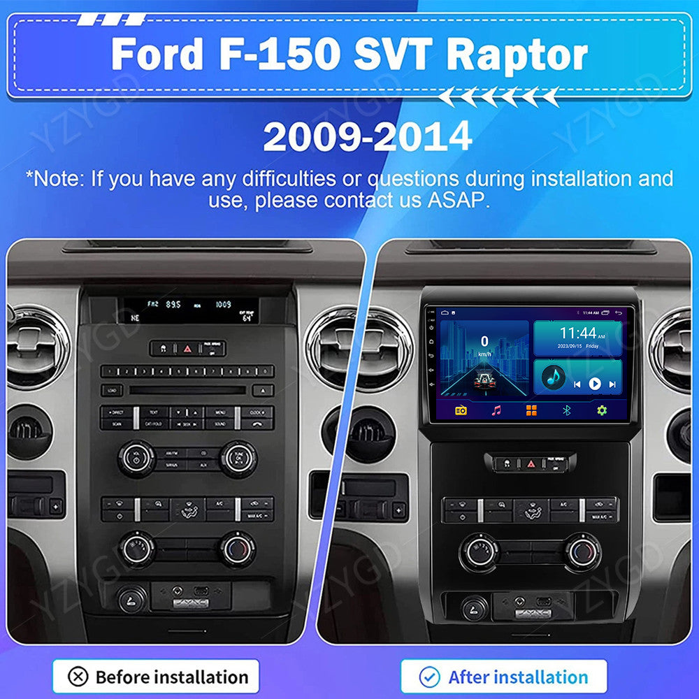 9inch for Ford F150 2009-2014 Android Auto Carplay Car Stereo Radio GPS Screen