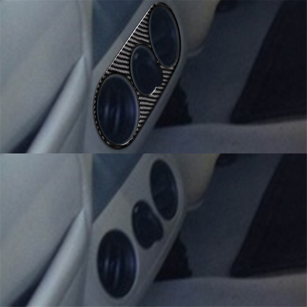 Carbon Fiber Interior Rear Air Vent Outlet Cover Trim for Ford F-150 FX4 2004-08