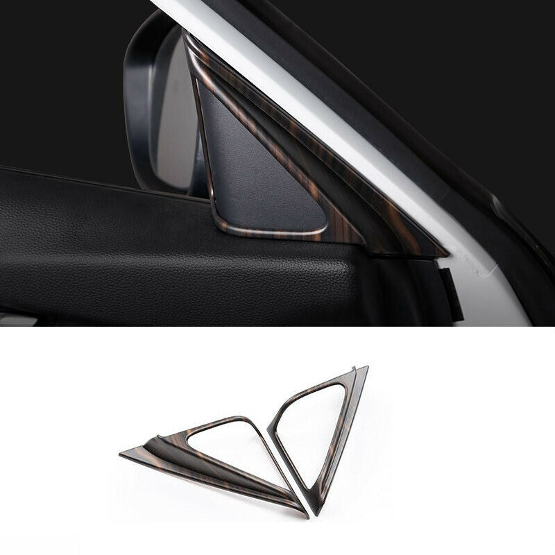 for Honda Accord 2018-2022 Wood Grain Front Door Speaker A-Pillar frame Cover
